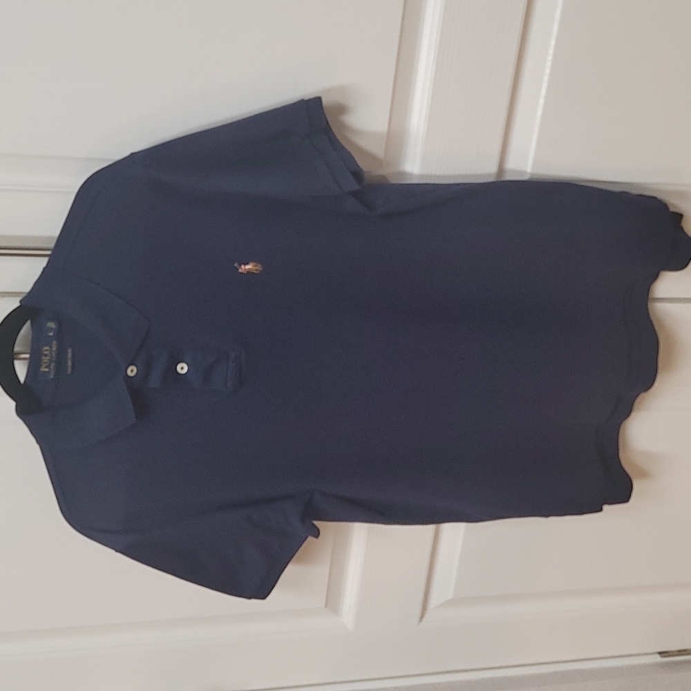 Men's Polo by Ralph Lauren navy blue large polo shirt
